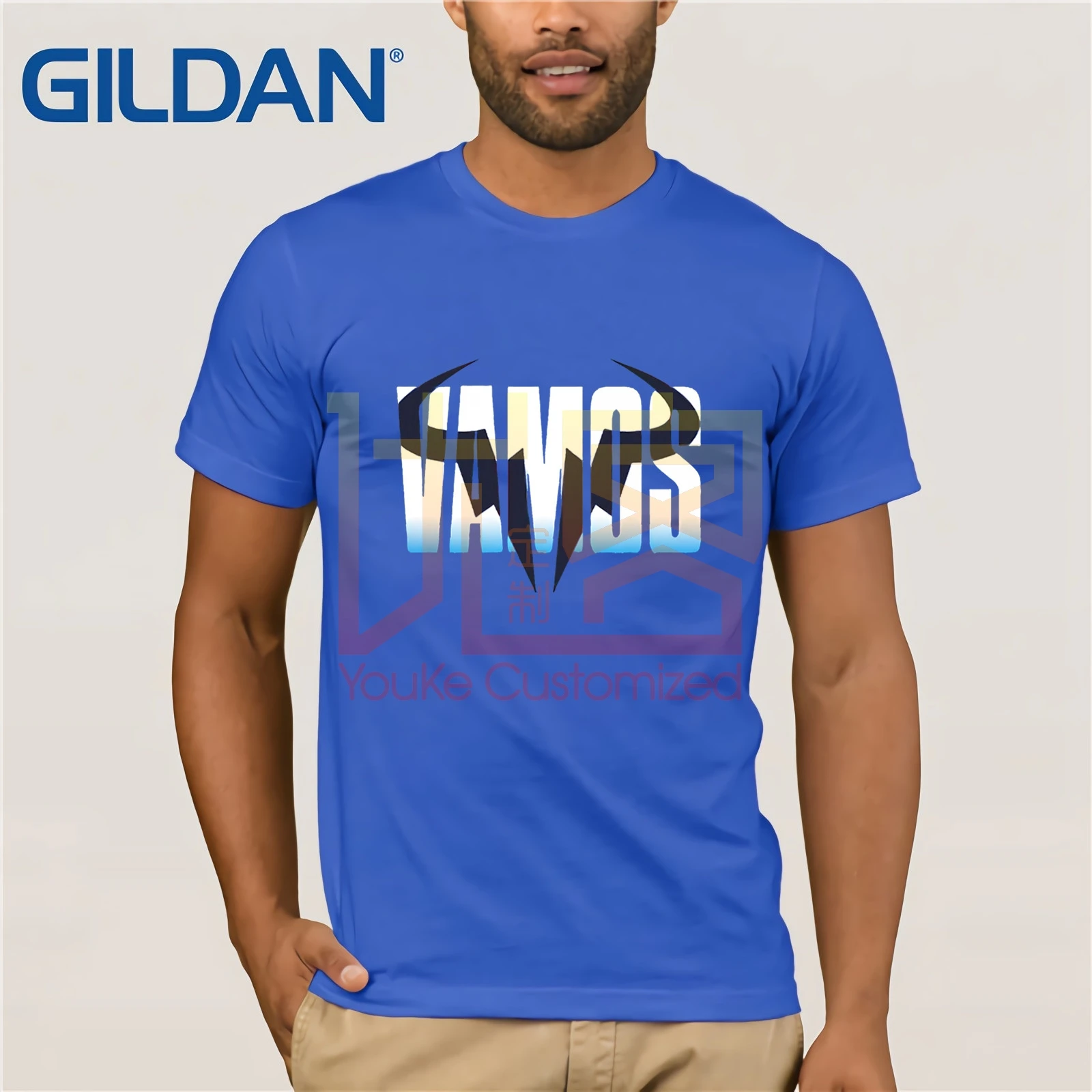 Футболка с коротким рукавом логотипом Рафаэль Надаль Вамос Тау Чемпионат