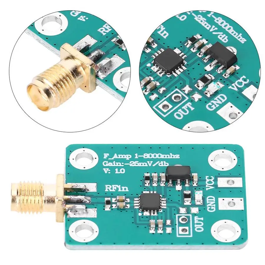 

AD8310 Logarithmic Detector RF Signal Log Output Power Meter 1-8000MHz Controller
