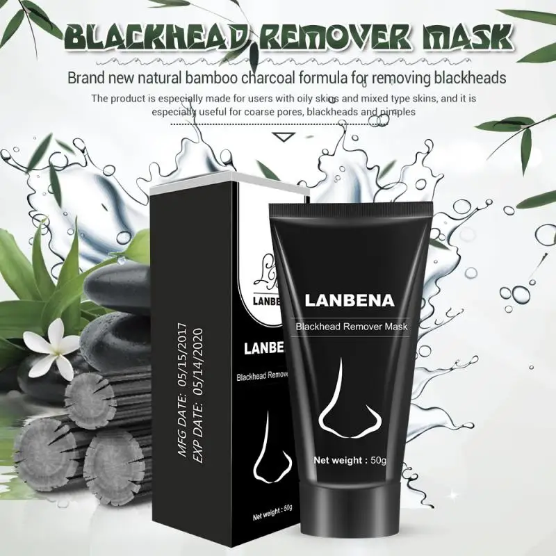 LANBENA черная маска для удаления угрей в носу уход за лицом лечение прыщей