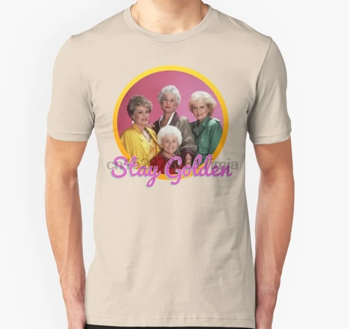 Мужская футболка Stay Golden Girls. Футболка унисекс женская тройники топ| |