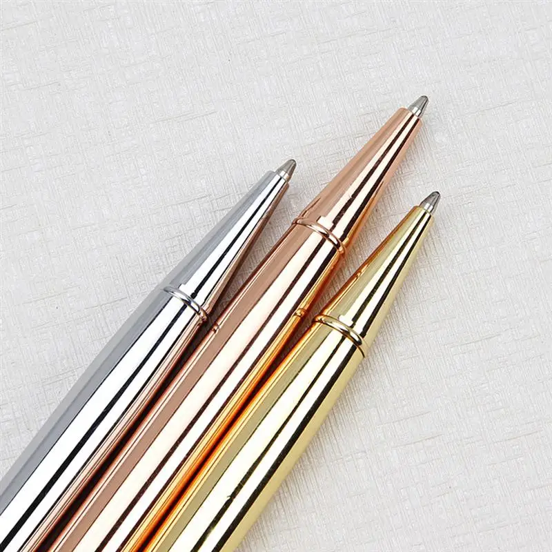 

3pcs Reindeer Shape Metal Ballpoint Pen Signature Pen Christmas Gifts for Students