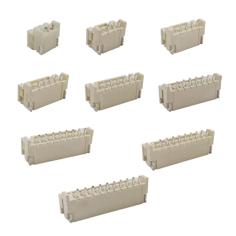 50/100Pcs PH2.0mm JST 2.0 2/3/4/5/6/7/8/9/10 Pin SMD Wire Connector Vertical Folded Horizontal Patch Socket Terminals | Обустройство