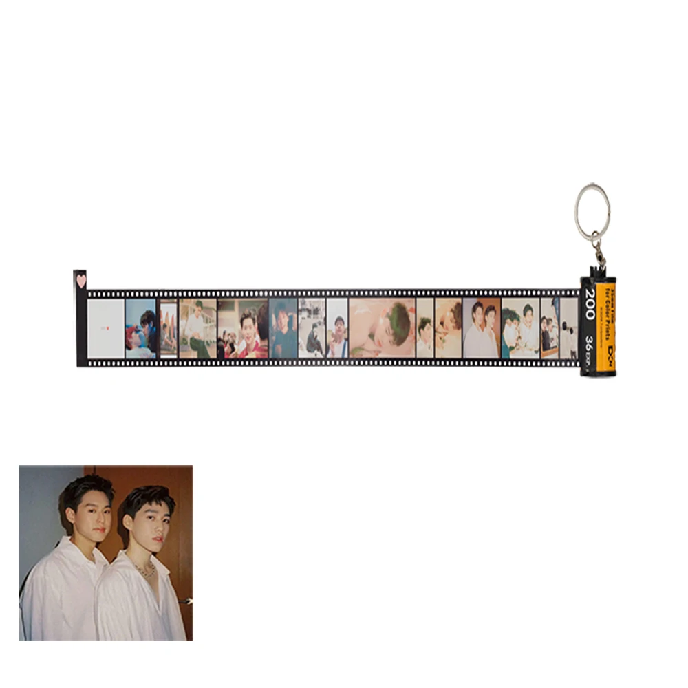 

Custom Photo Memorial Keychain Love DIY Pictures Album Film Pendant Designer Car Keyring Blanks Personalized Gift Show Couple
