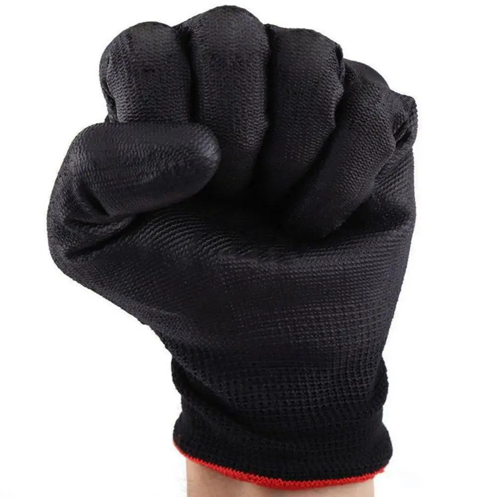 1 Pair Nylon Anti-Static Non-Slip Finger Protection Factory Safe Working Gloves | Дом и сад