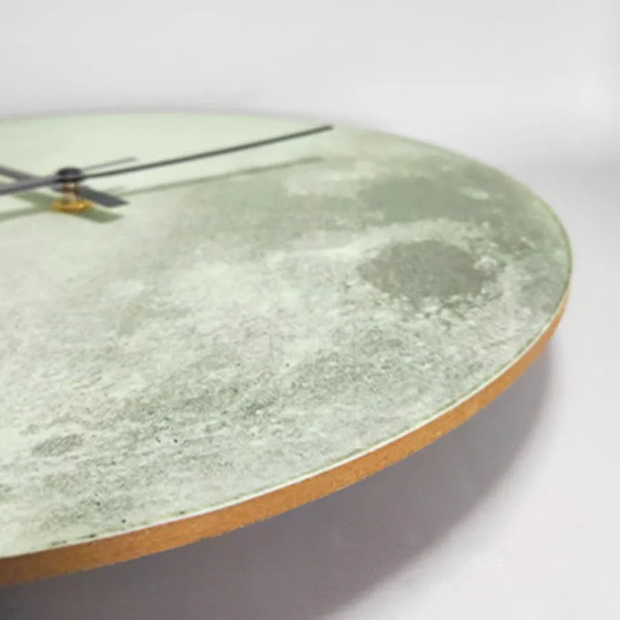 12&quotWooden Wall Clock Modern Design Decorative Bedroom Glow in Dark Hanging Clocks Watch with Luminous Home Decor Silent | Дом и сад