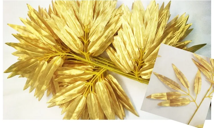 20 шт. декоративные листья бамбука для украшения дома|artificial bamboo leaves|branche decorationleaves