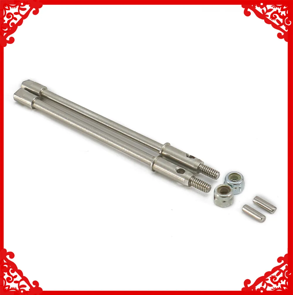 

2 pcs/set Hardened stainless steel rear center drive shaft set for 1/24 Axial SCX24 crawlers upgraded part