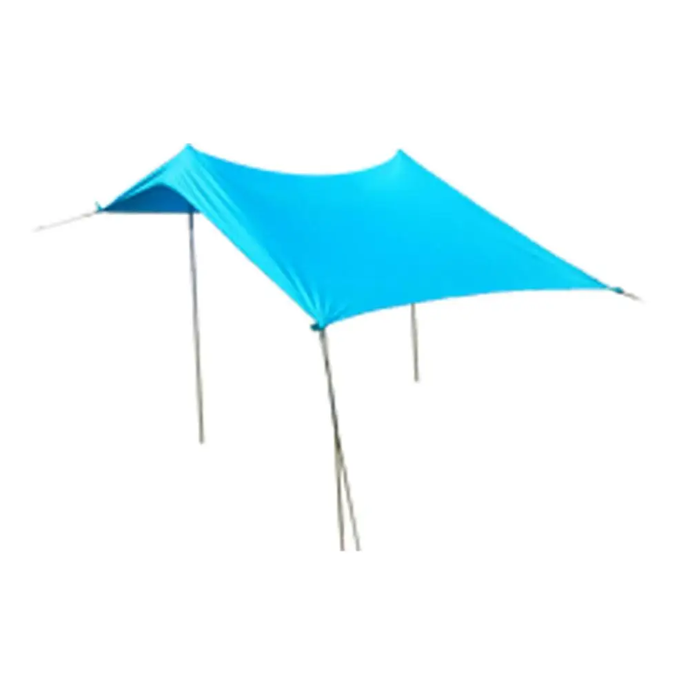 Beach Sunshade Canopy Oxford Sun Shelter ​Canopy With Support Rods 4 Sandbags For Outdoor Travel Fishing Camping Hiking Picnic