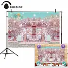 Allenjoy фон для фотосъемки сказка фотообои вишня Блестящий фото фон дети день рождения торт разбивать