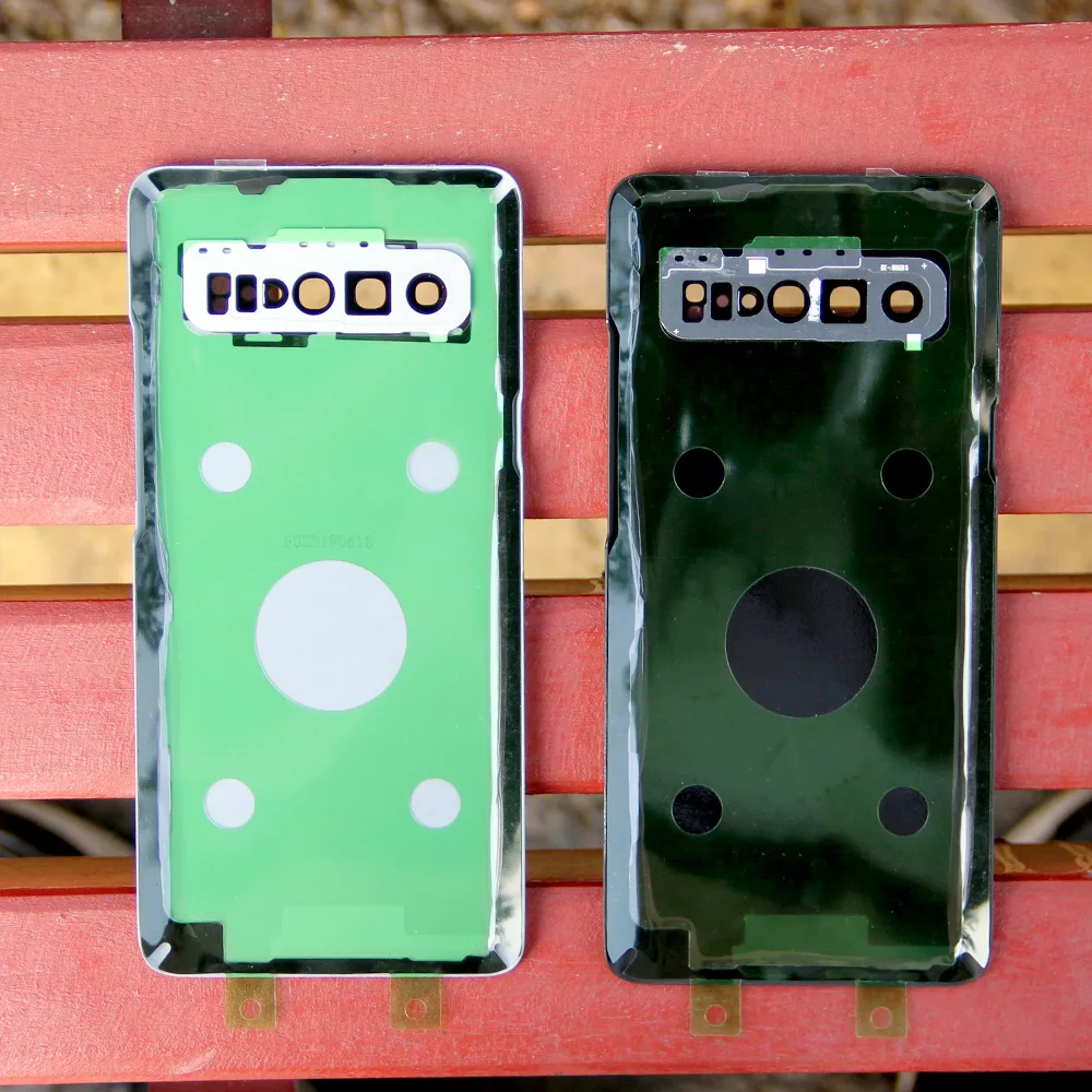 for samsung galaxy s10 5g version g977 sm g977f battery back cover door housing repair parts ear camera glass lens frame free global shipping