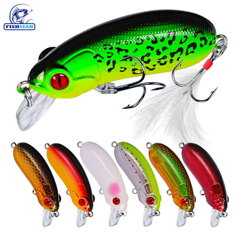 

FISHSIAN Crankbait Whoppers Fishing Lure Fish 10g Bait Pesca Saltwater Lures Minnow Trolling Lure Crank Bait Isca Artificial