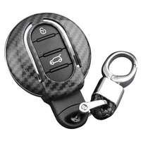 key case fob bag holder abs hard shell cover parts fit for mini hatch 3 5 for mini convertible countryman clubman keychain