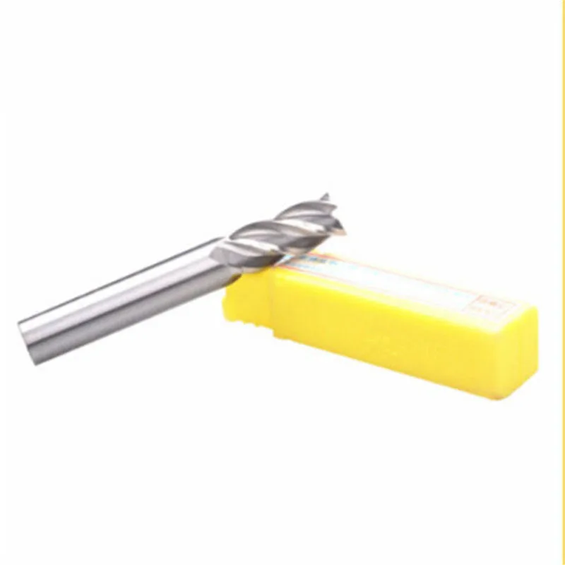 

1pcs 4mm 3Flute HSS Aluminum HRC65-68° End mill D4*6*11*55 Drill Bit