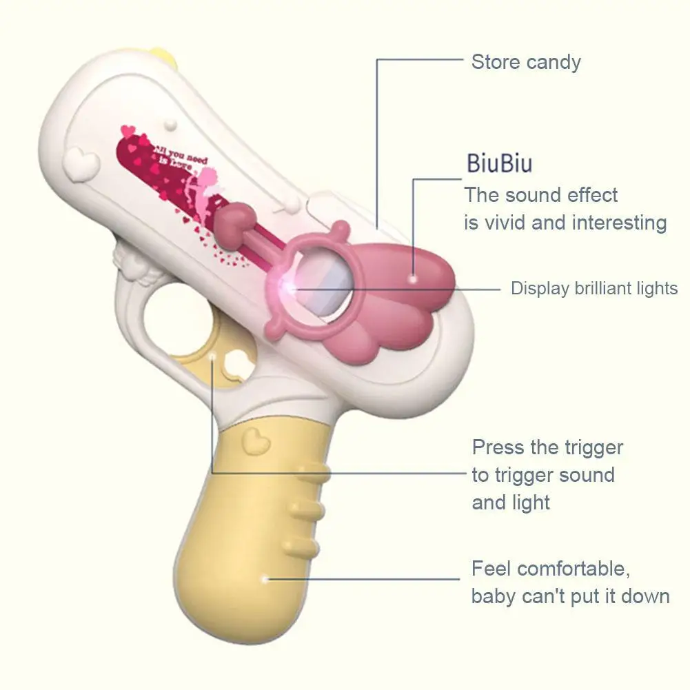 

1Pc Surprise Candy Gun Douyin With Children's Lollipop Love Girlfriend I Without Creative Candy Gifts For Boyfriend You Gun L0Q5