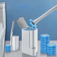 disposable toilet brush set household toilet cleaning artifact no dead corner can be thrown to replace the toilet brush bathroom
