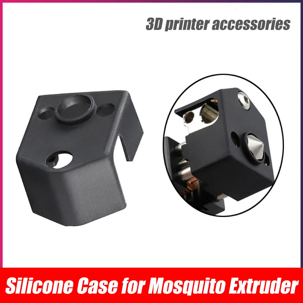 

Silicone Socks Wearproof 3D Printer Hot End Temperature Protection Cover for 3D Printer Parts Extruder Hot End Kit