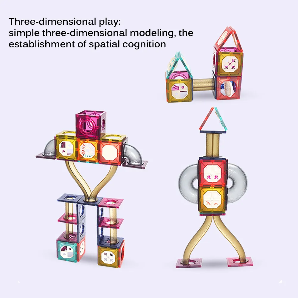 

Colorful Window Track Magnetic Sliding Blocks Magnetic Building Blocks Toys Slide Blocks Educational Toys For Children