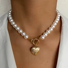 Женское колье-чокер IPARAM, винтажное свадебное ожерелье с подвесками в форме сердца, монеты, замок, Ювелирное Украшение