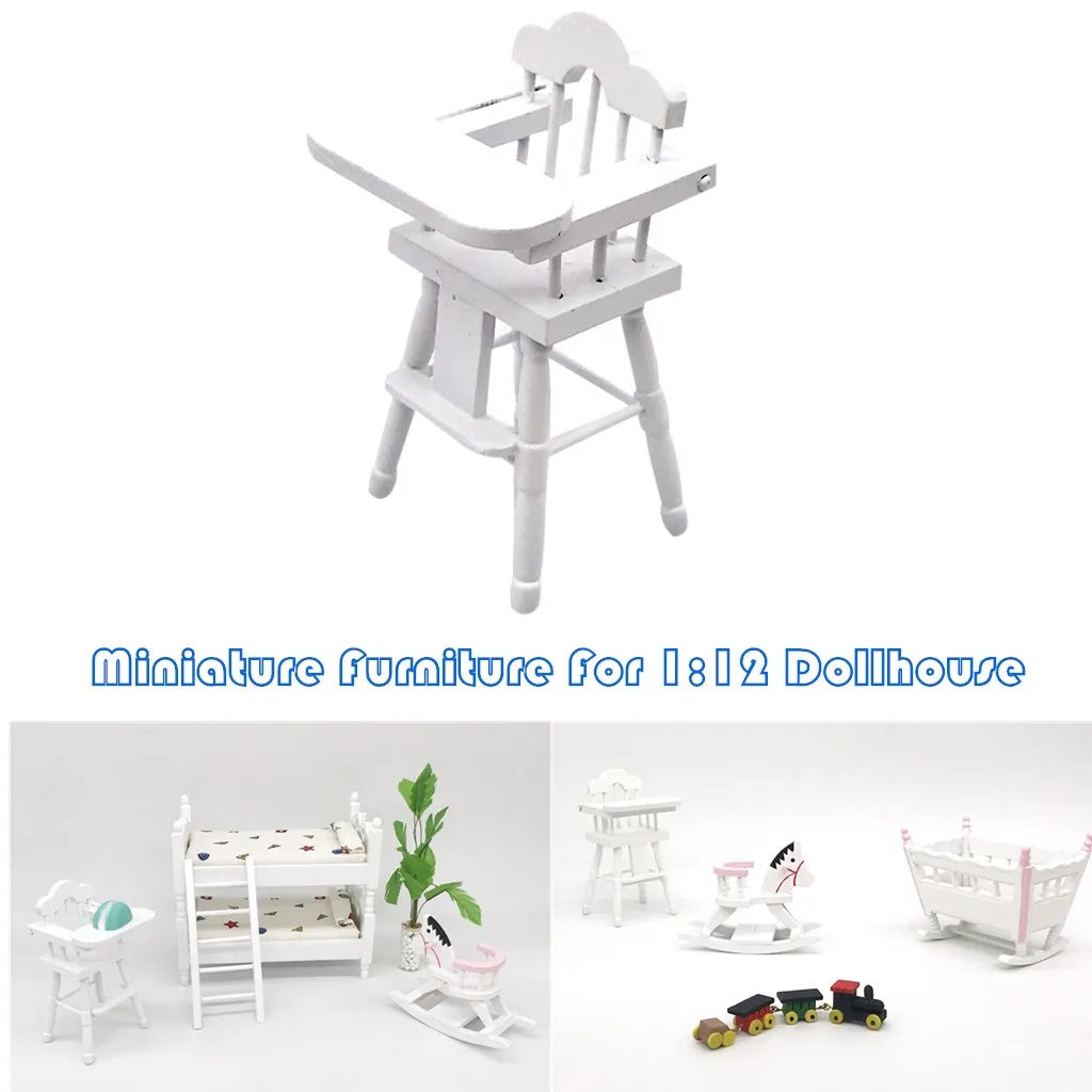 Мини кукольная мебель детский высокий стул миниатюрная гостиная детские игрушки