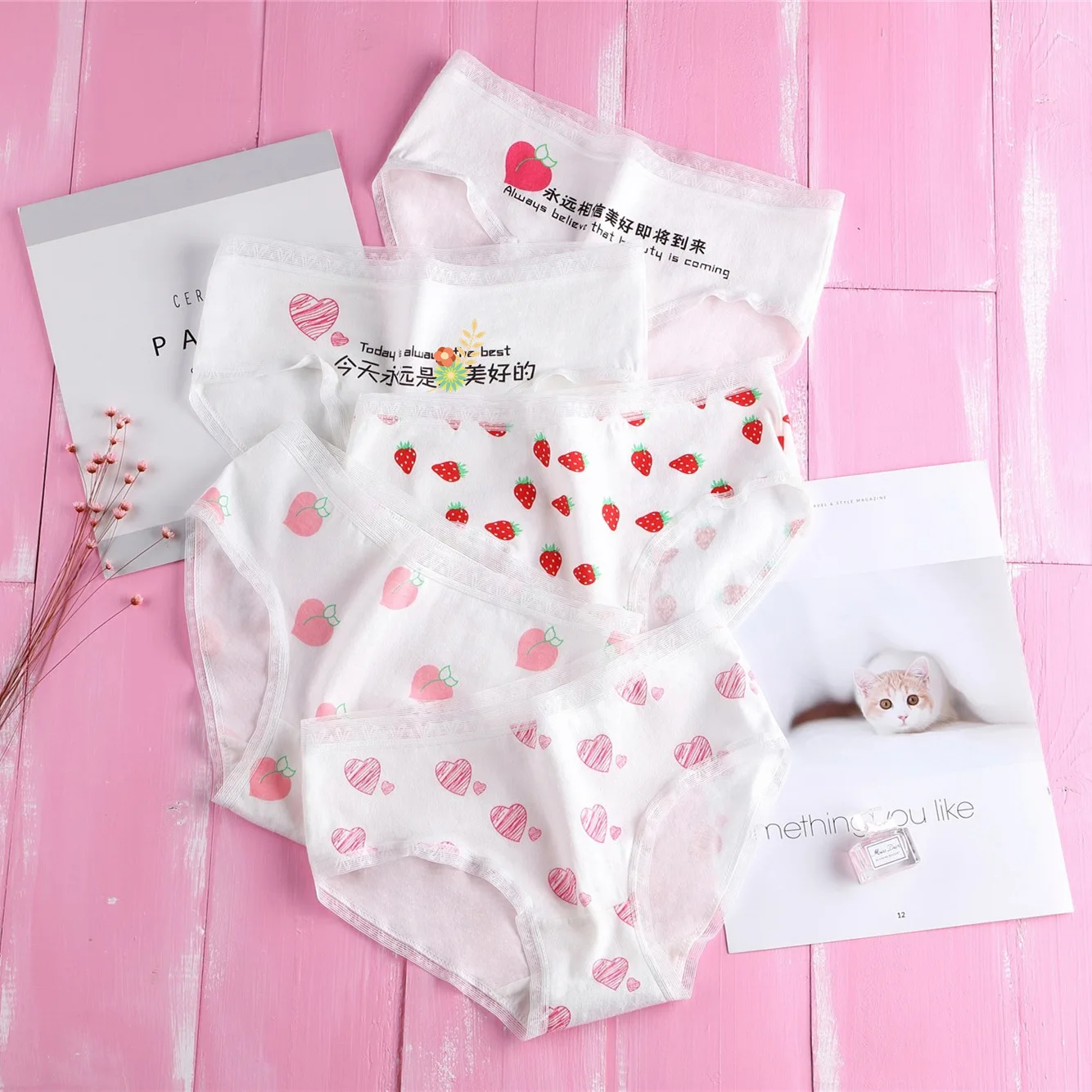 Женские трусики сексуальное нижнее белье новое милое хлопковое мягкое с сердцем