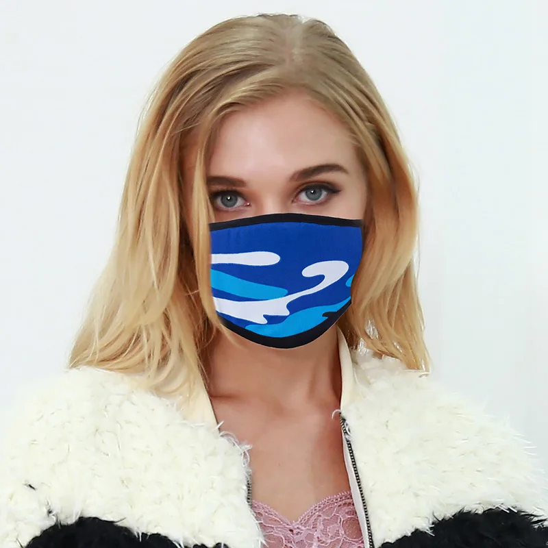 Хлопковая Пылезащитная маска с леопардовым принтом пылезащитный респиратор для