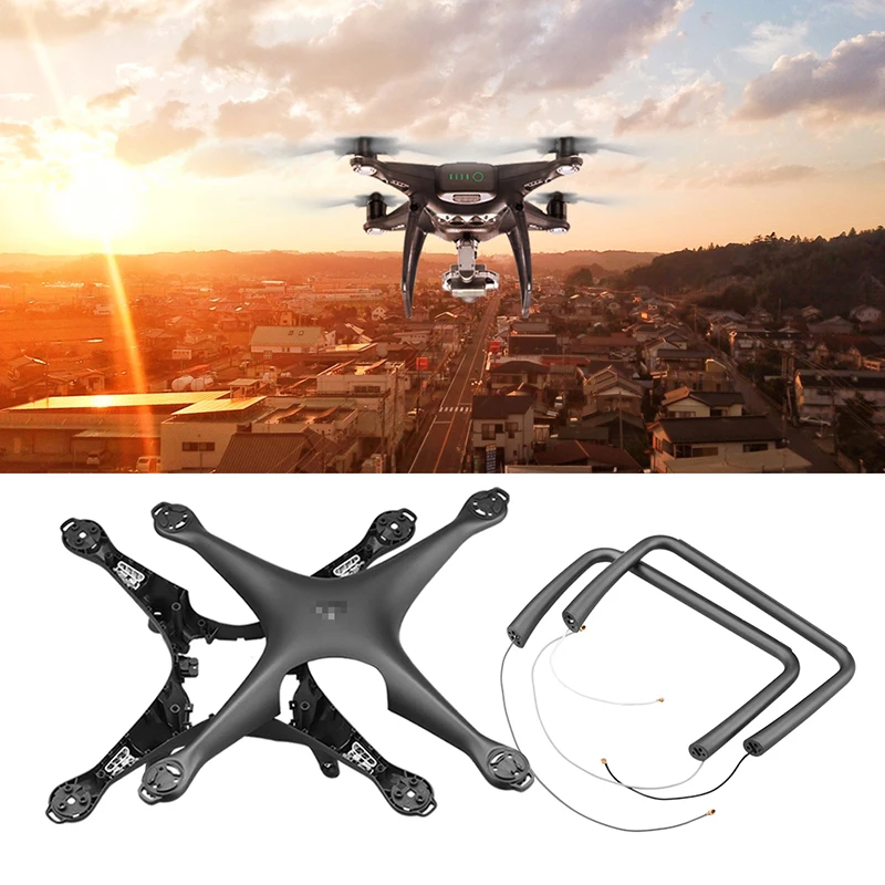 Для DJI Phantom 4 Pro Obsidian Edition Drone абсолютно новый корпус верх Нижняя оболочка шасси