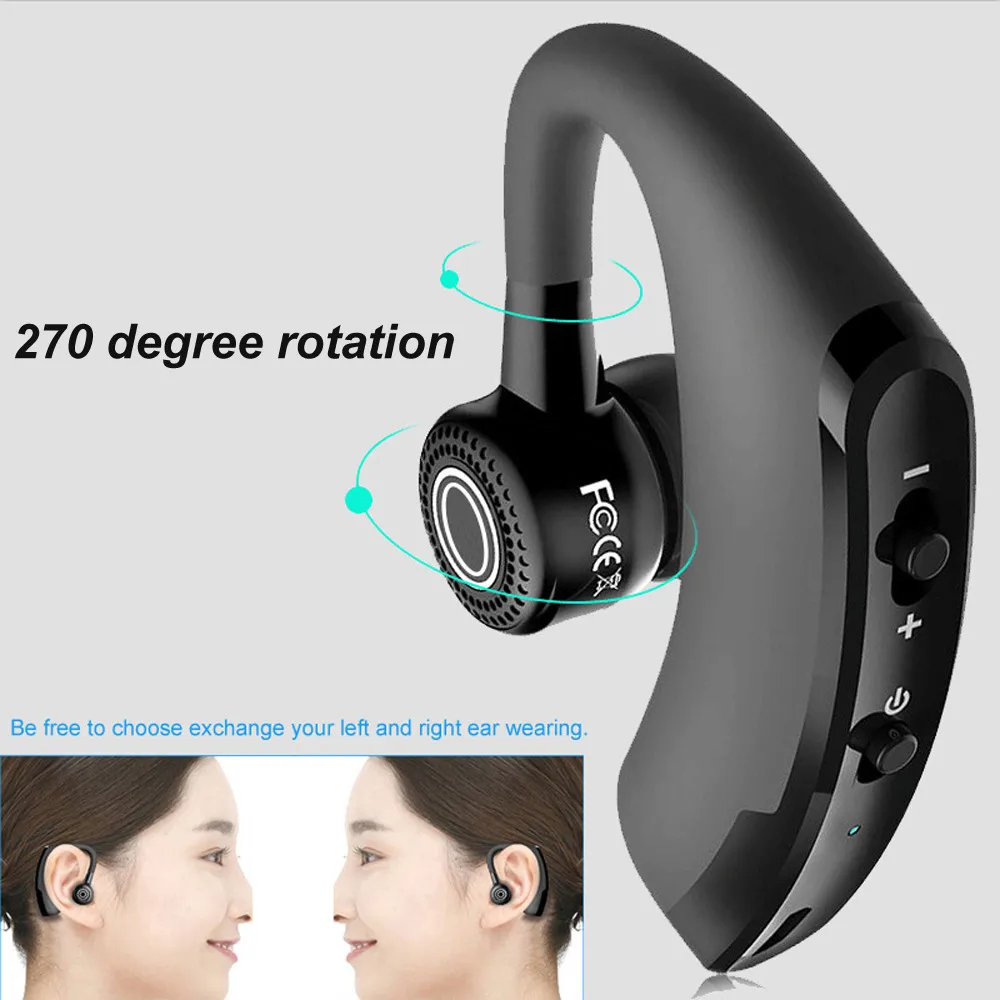 Беспроводная Bluetooth-гарнитура V9 4 1 спортивные наушники гарнитура с микрофоном |