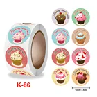 500 шт. 1 дюйм милые для выпекания хлебобулочных изделий ручной работы наклейки вечерние подарочная упаковка спасибо для художественного оформления ногтей, ручная работа этикетка