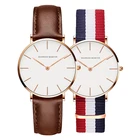 Часы наручные женские с японским механизмом, повседневные брендовые Роскошные водонепроницаемые классические, из натуральной кожи и нейлона, подарок для девушек