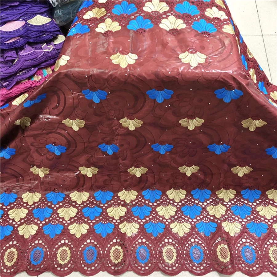 

Wholesale Price New Guinea Brocade Fabric 100% Cotton Bazin Riche 2020 African Bazin Riche Fabric High Quality 5 Yard/Lot