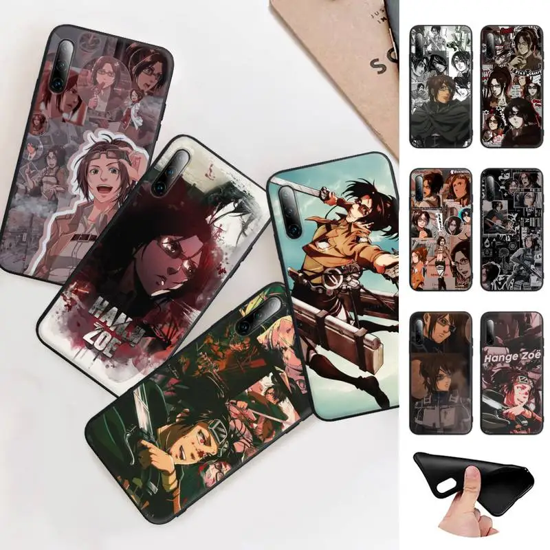 

Hange Zoe Attack On Titan Anime Black Matte Mobile Phone Case Cover For Redmi S2 4X 5 5A Plus 6 6A 7 7A 8 8A 9 9A