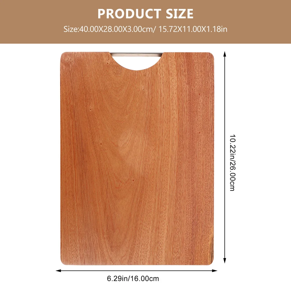 

1Pc Wooden Cutting Board Chopping Board Home Cutting Board (Light Brown)