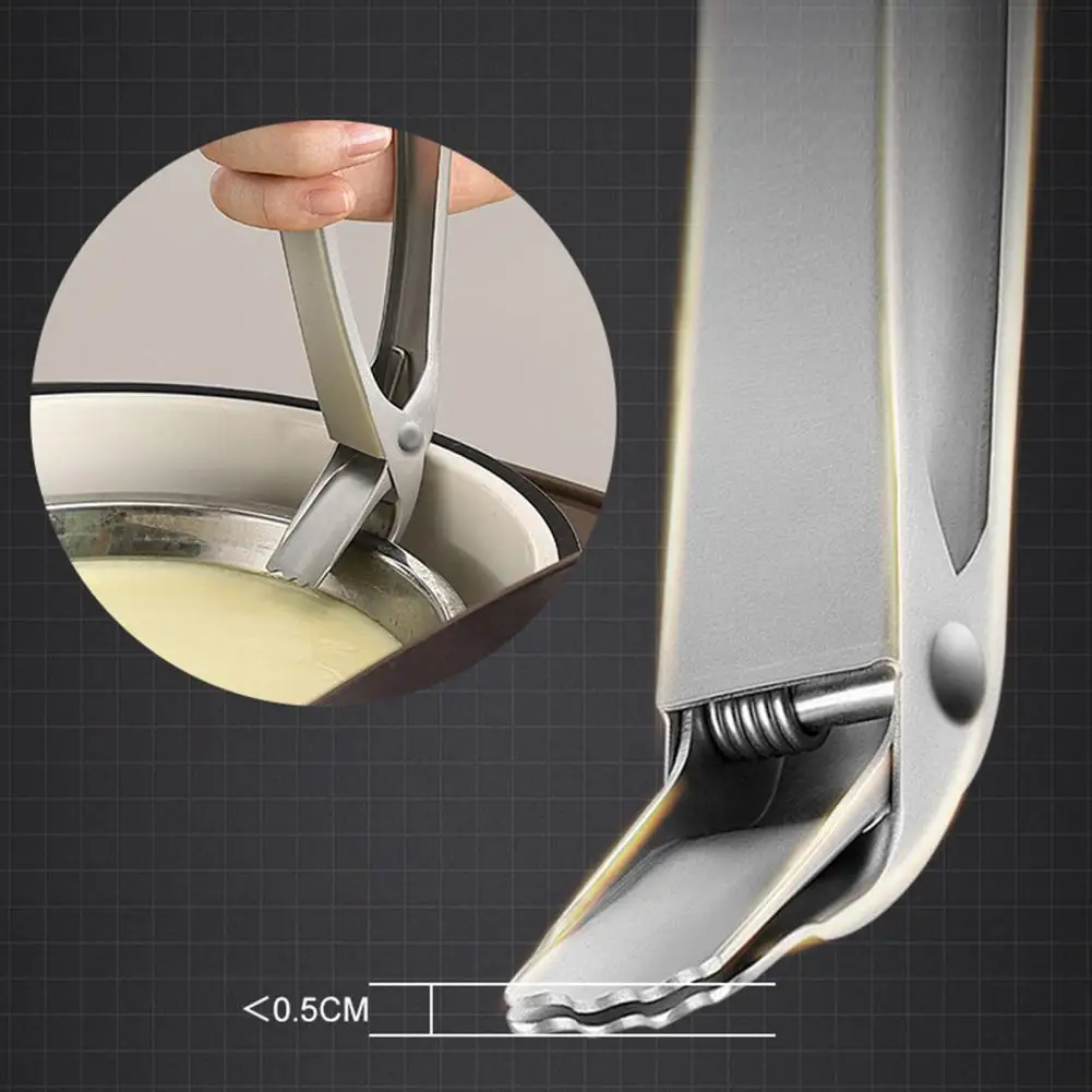 

Stainless Steel Anti-hot Bowl Clip Dish Clamp Pot Pan Plate Holder Kitchen Tool Multipurpose Dish Clamp Stainless Steel