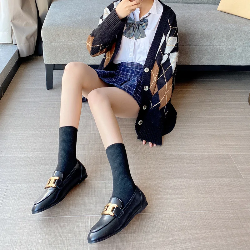 Women's Casual Shoes with Plain Leather Shoes  Shoes for Women  Oxford Shoes for Women  Flat  Womens Shoes