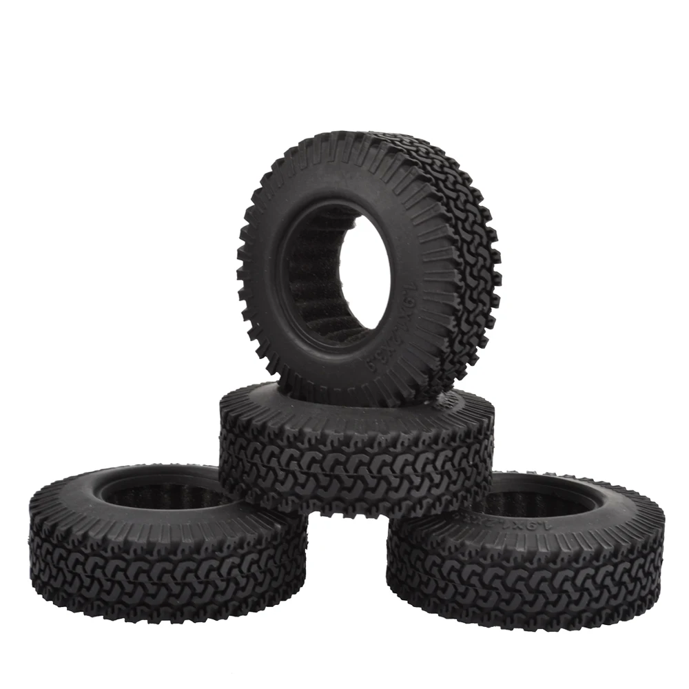 Резиновые шины для радиоуправляемого гусеничного аппарата 1 9 Axial SCX10 Tamiya CC01 D90 4 шт.