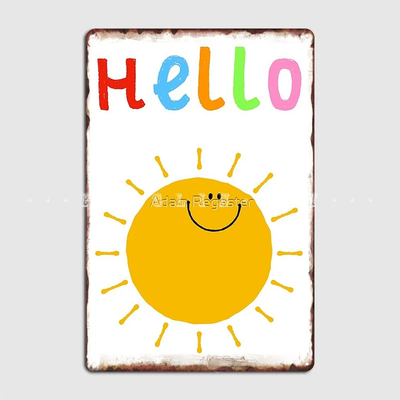 

Металлический знак Hello Sunshine для вечеринки в клубе