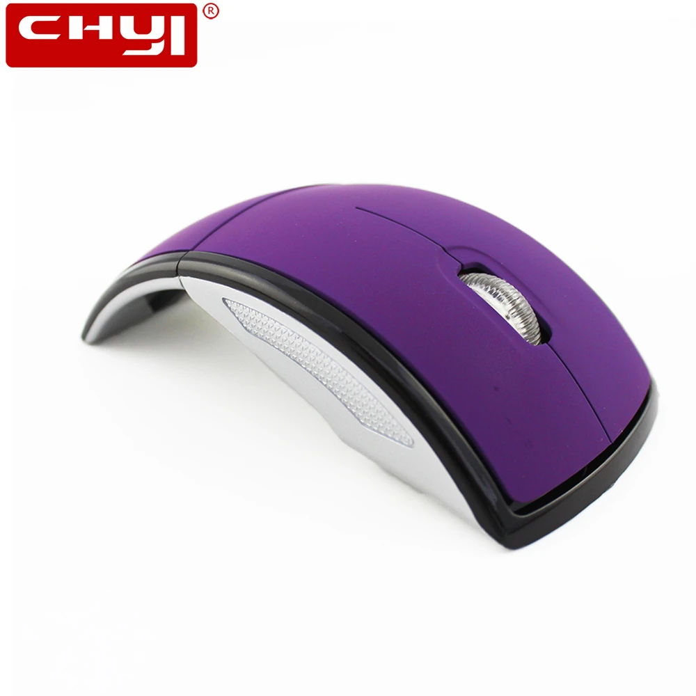 CHYI 2 4 ГГц Складная беспроводная компьютерная мышь Arc USB оптическая игровая для