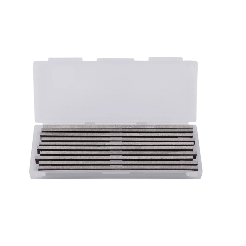 

10 шт. Реверсивные высокоскоростные стальные строгальные лезвия 82 мм X 5,5 мм для резки мягкой твердой древесины слойная древесина деревообра...