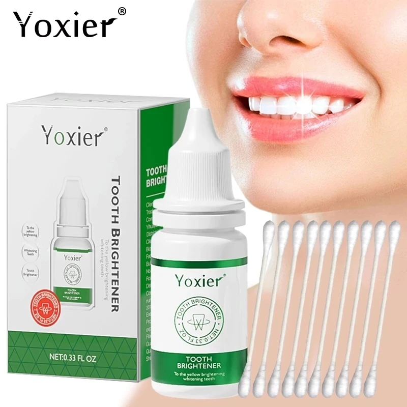 

Tooth Brightener Essence Teeth Whitening Effective Cleaning Serum Oral Hygiene Dental Care Remove Stains Plaque Yellow Teeth