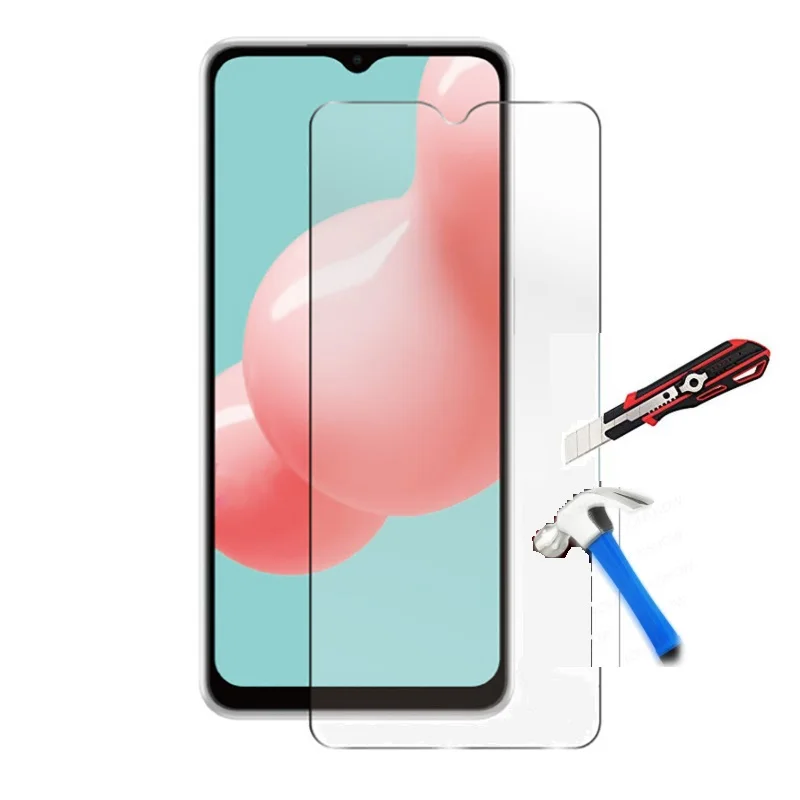 

2PCS Tempered Glass Film for Samsung Galaxy A32 A03 Core Explosion-proof LCD Screen Protector Glass pelicula de vidro