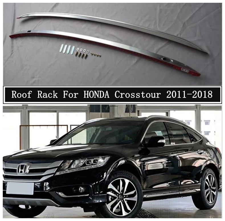 Багажник на крышу для HONDA Crosstour 2011 2018 высококачественные рельсы из алюминиевого
