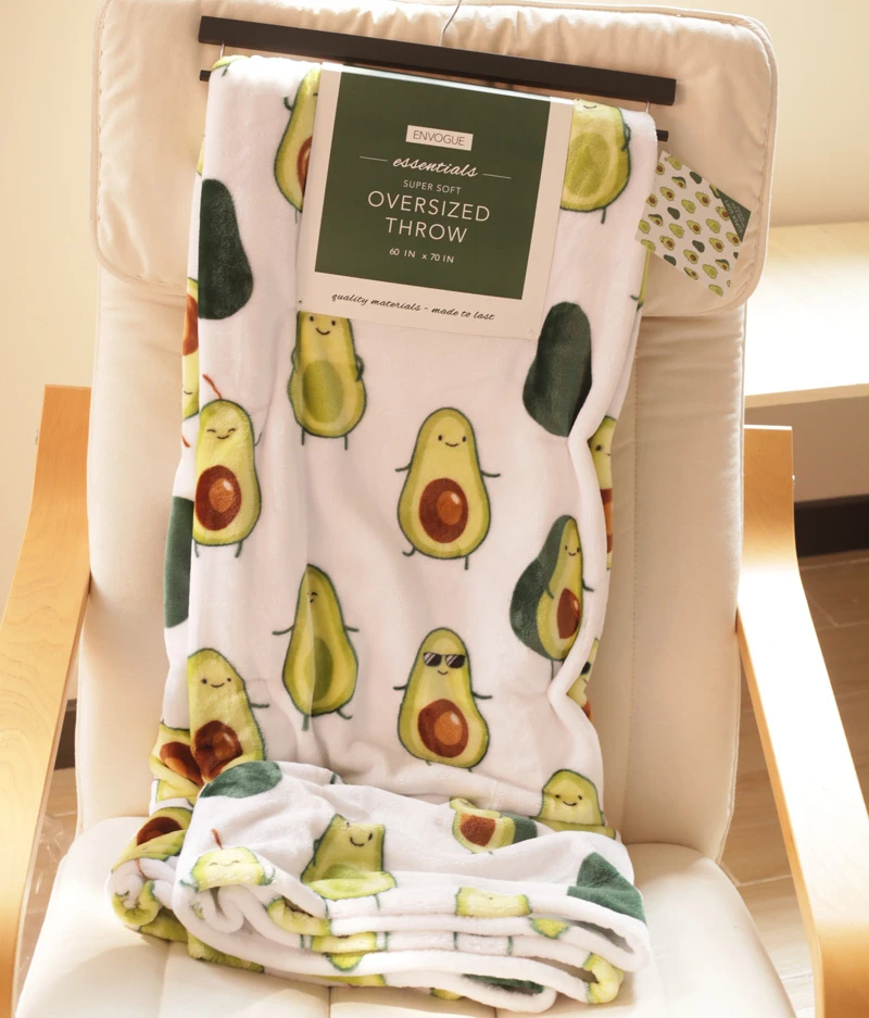 

Polyester American Blanket Luxury Plants Flowers Fluffy Throw Blanket Coral Fleece Bedroom Winter Manta Home Decoration EK50GT