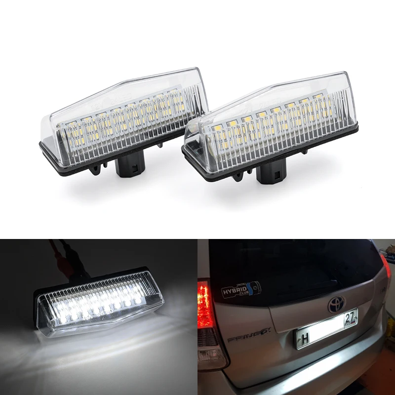 2x подходит для Toyota Prius XW20 XW30 Plus/V Venza Matrix RAV4 Lexus CT200h Scion tC SMD белый светодиодный