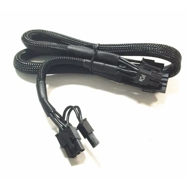 

PCI-E 8Pin to Dual 8Pin(6+2Pin) Modular Power Supply Cable for Corsair RM1000X RM550X 650X 750X 850X, 2 Pack