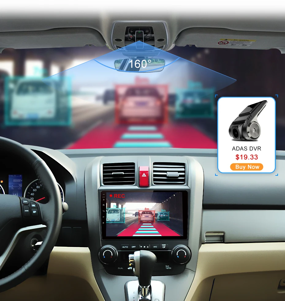 Junsun V1 2G+ 32G Android 9,0 для Honda CR-V 3 RE crv 2007 2008 2009-2011 Автомобильный Радио Мультимедиа Видео плеер gps RDS 2 din dvd