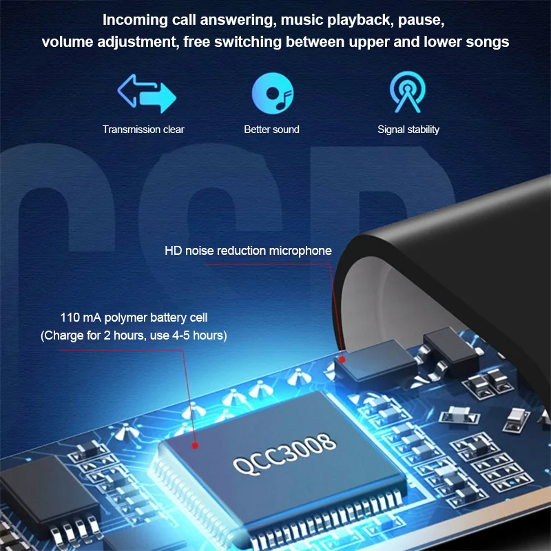 Беспроводной Bluetooth-аудиоприемник с разъемом 5 0 приемник Bluetooth 3 мм адаптер AUX для