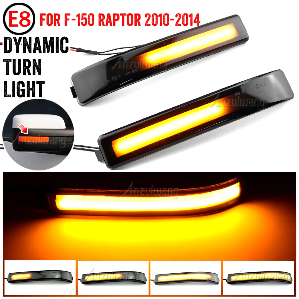 

LED Side Fender Dynamic Turn Signal Light Marker Lamp For Ford F-150 F150 04-14 Raptor Expedition For Lincoln Mark LT