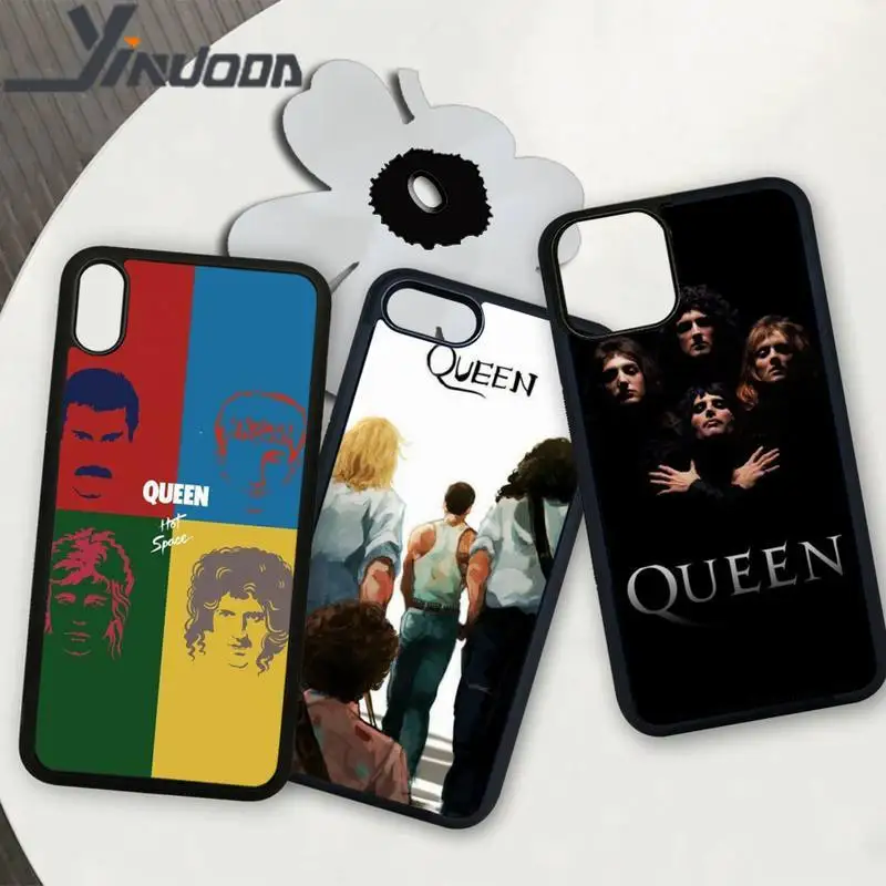 Мягкий чехол Yinuoda Queen из ТПУ и поликарбоната для iphone se 2020 6 6s 7 8 plus x xs max xr 11 12 pro