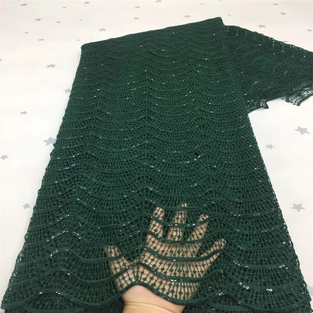

SJ Lace Nigerian African Lace Fabrics Milk Silk Lace Fabric High Quality African Lace Fabric For Wedding Dress Frend Lace x2-95
