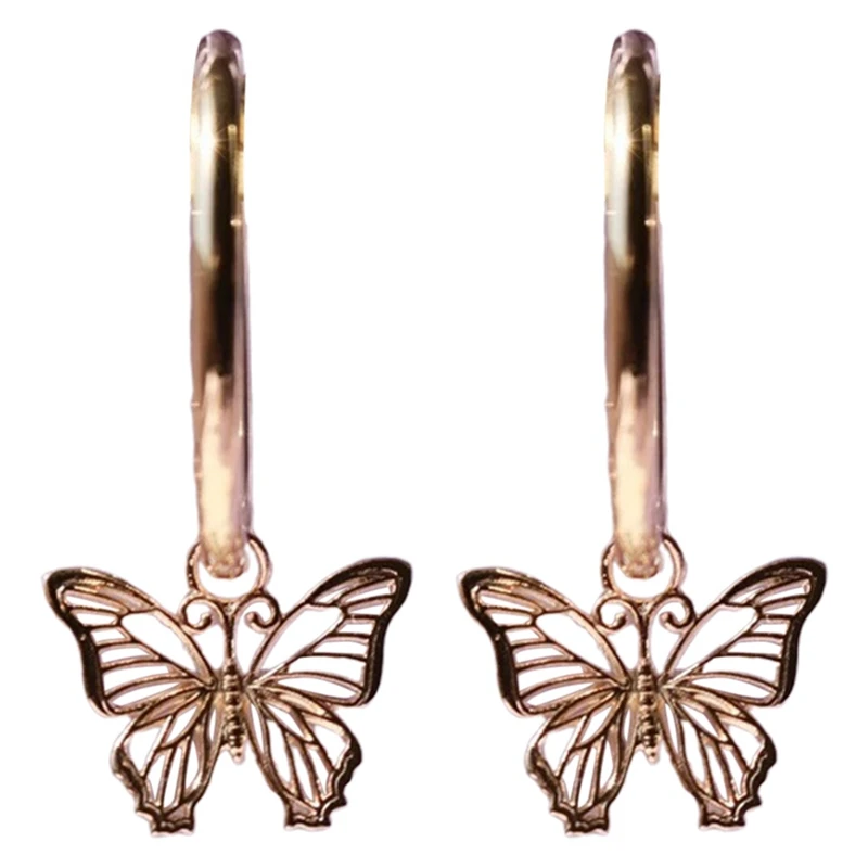 

Chic Butterfly Stud Earrings Women Scrub Butterfly Earrings Simple Animal Earrings Women Jewelry Accessories